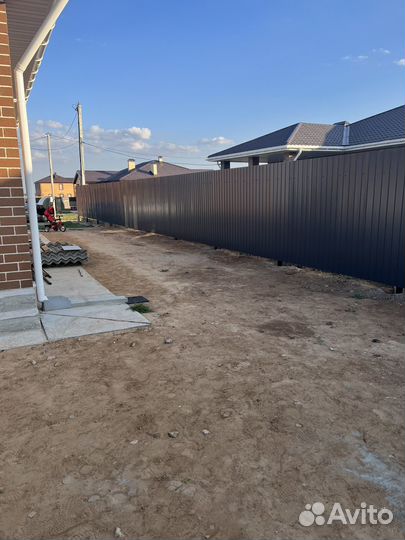 Заборы из профнастила