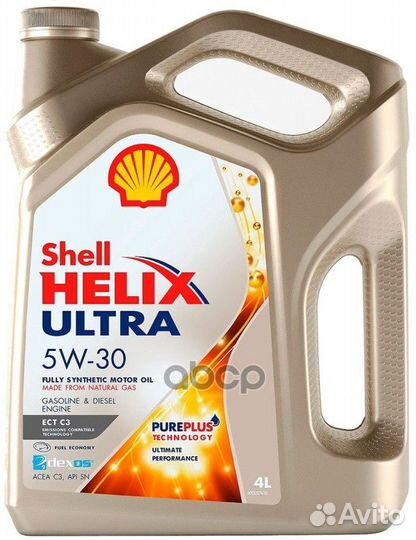 Shell 5W30 (4L) Helix Ultra ECT C3 масло моторн