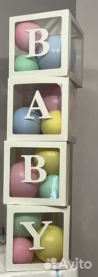 Кубики гендер пати и фотоссесии с ребенком