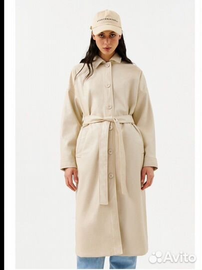 Кожаный плащ befree