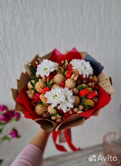 Букет мини ореховый/из сухофруктов