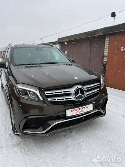 Обвес переделка Mercedes GL X166 в GLS 63 AMG