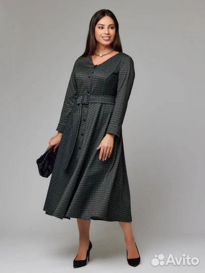 Трикотажное платье