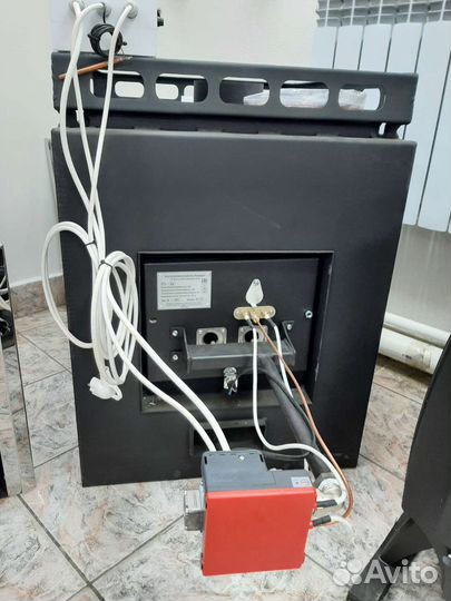 Печь банная газо-дровяная RST 32кВт rossen