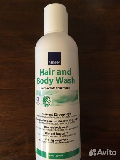 Abena Средство для мытья волос и тела без воды