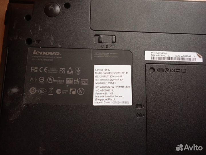 Ноутбук lenovo в идеальном рабочем состоянии