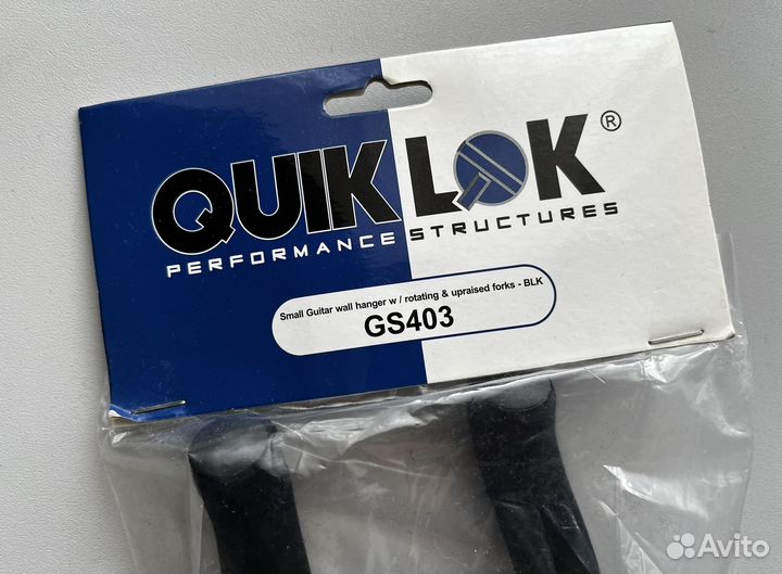 Новый держатель для гитары Quik Lok GS403
