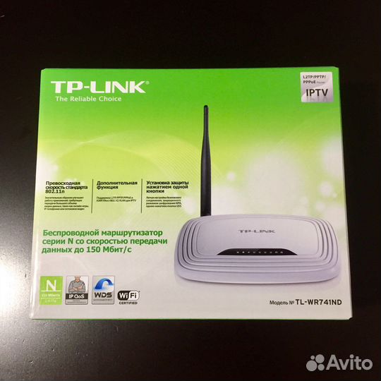 Wi-Fi роутер TP-Link TL-WR741ND