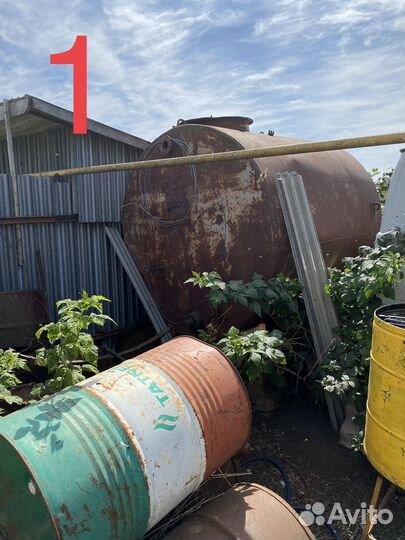 Емкость бочка металлическая 5 кубов