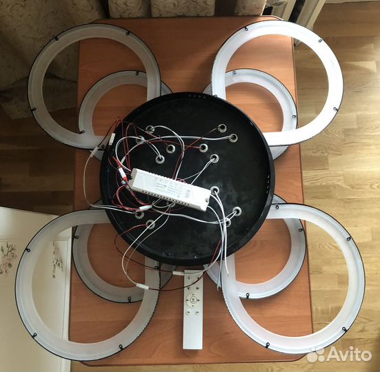 Светодиодная LED люстра с пультом