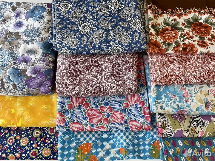 Ткань ситец бязь сатин новая СССР