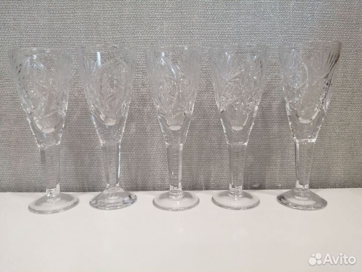 Рюмки на ножке хрусталь