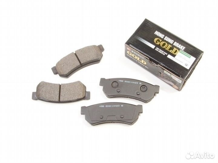 Колодки тормозные задние Hyundai Solaris и Kia Rio