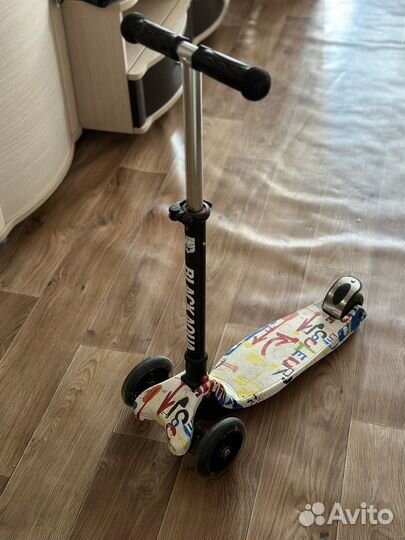 Самокат детский трехколесный бу