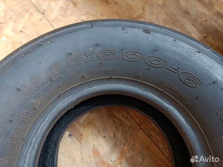 Покрышка 15х6.00-6 с камерой