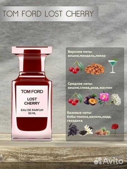 Tom Ford Lost cherry парфюм на разлив