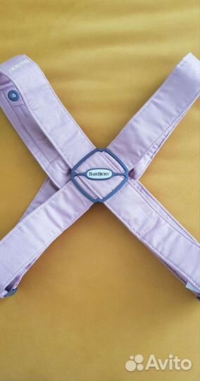 BabyBjorn Эрго-рюкзак Mini Cotton, цвет: пыльно-ро