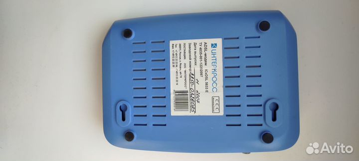 Модем интеркросс adsl со сплиттером