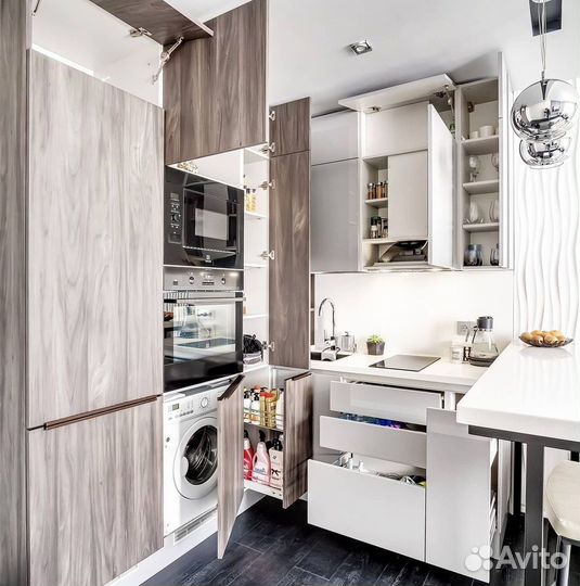 Угловая кухня удобная