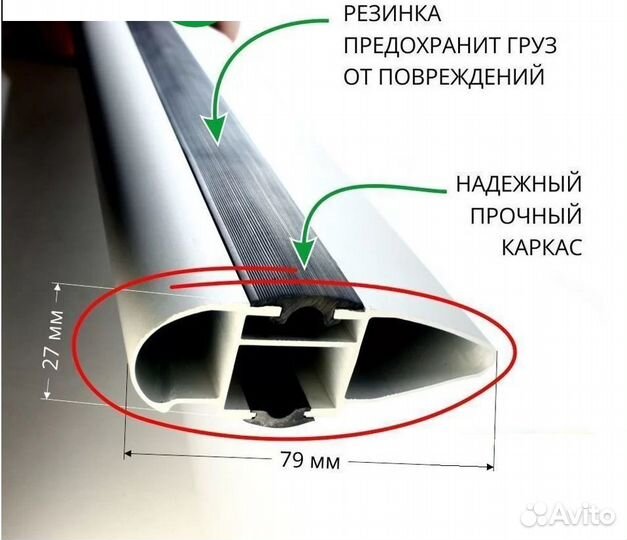 Багажник на рейлинги BMW X5 Mercedes GLS и другие