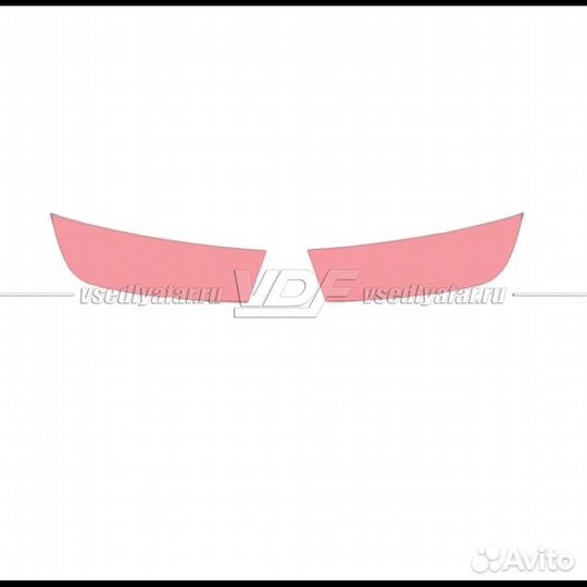 Плёнка для оклейки фар на автомобиле audi Q5 (2017