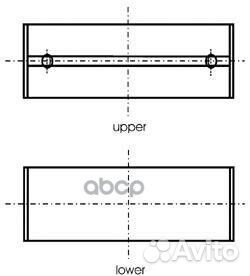 Вкладыши коренные nissan/renault 91/98- 1.8/1