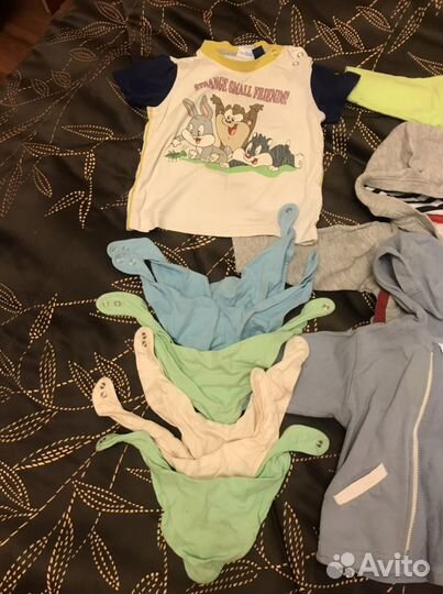 Вещи пакетом на мальчика 68-80