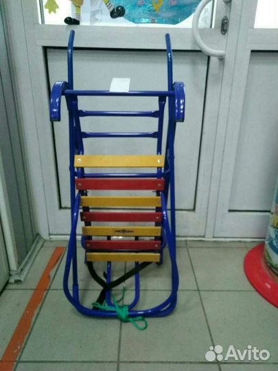 Детские санки с колесами