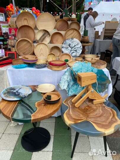 Тарелки из дерева