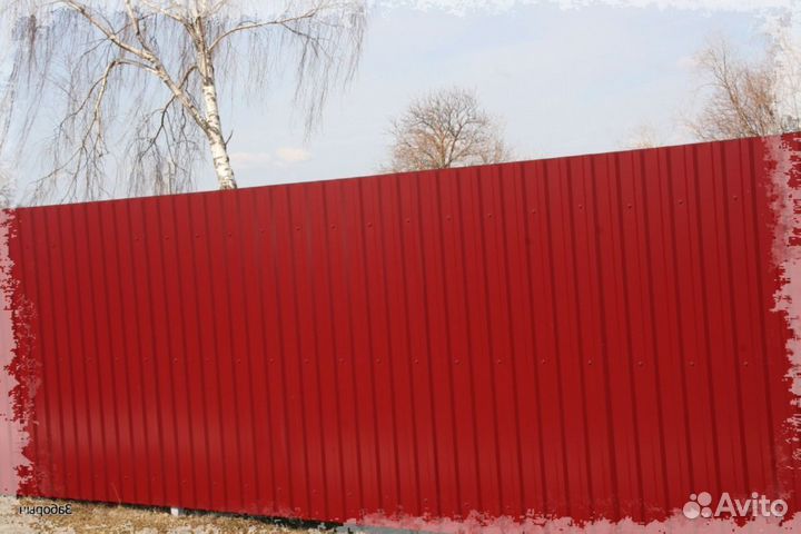 Забор из профнастила