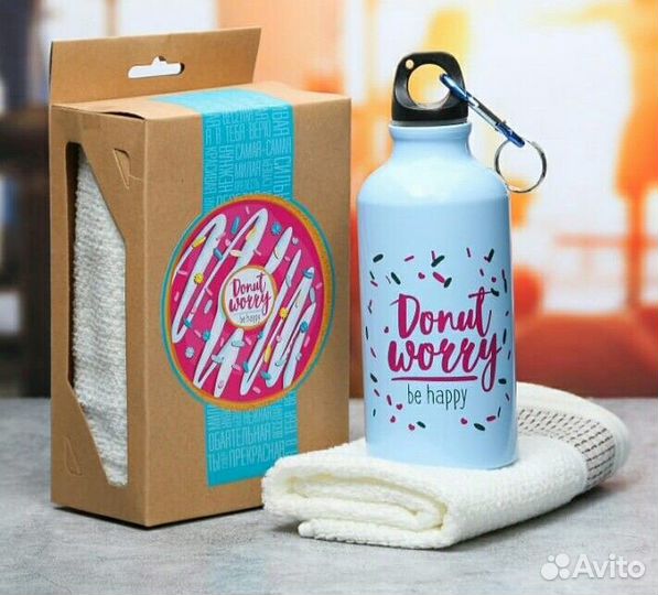Подарочный набор бутылка для воды