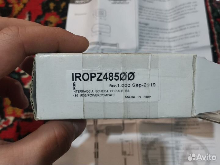Карта сетевая Carel RS 485 iropz48500