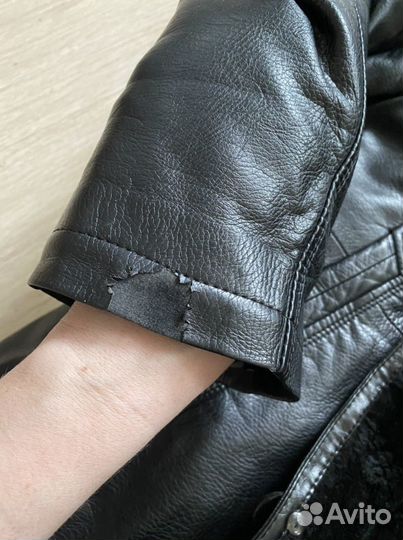 Дубленка натуральная кожаная мужская