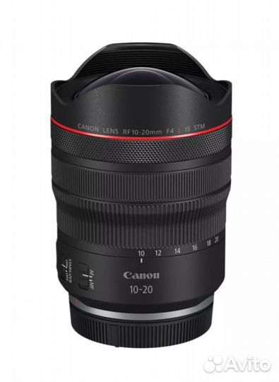 Объектив Canon RF 10-20mm f/4 L IS STM, черный