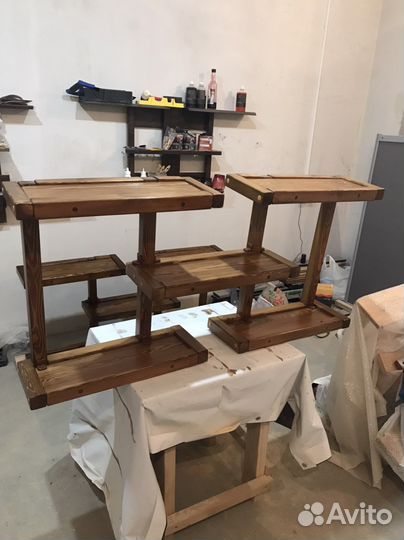 Полки настенные (навесные) массив