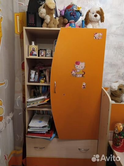 Детская кровать и шкаф,мебель для детской