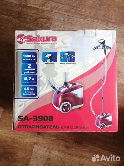 Отпариватель для одежды вертикальный Sakura