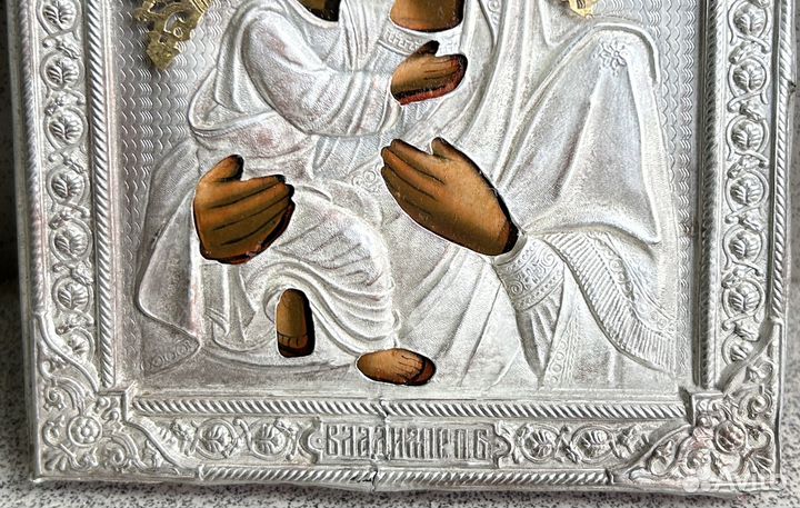 Икона Владимирская Богородица Мастерская Галкина