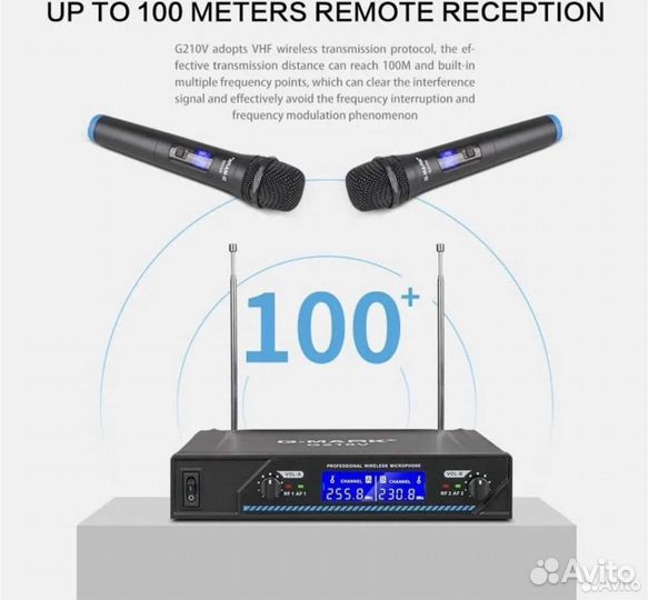 Радиосистема, беспроводные микрофоны G-Mark G210V