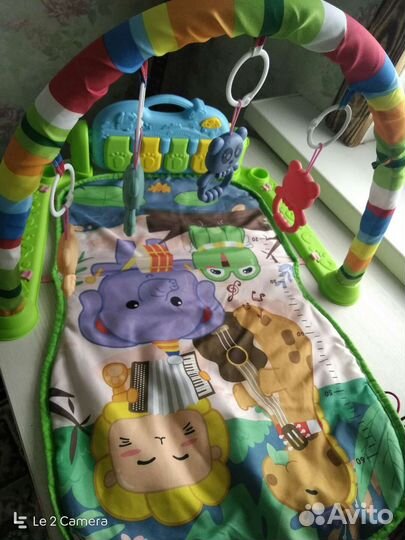 Развивающий коврик с пианино