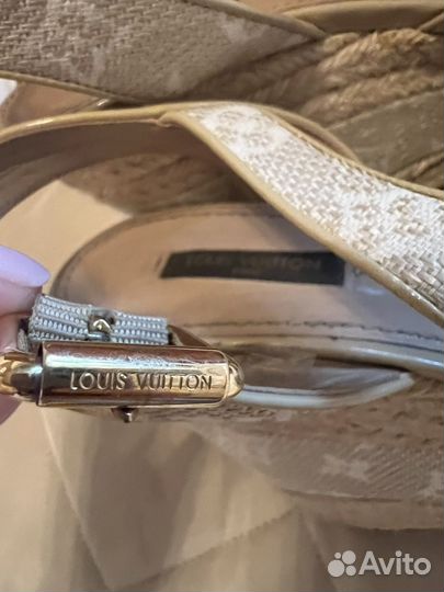 Босоножки louis vuitton, размер 38, оригинал