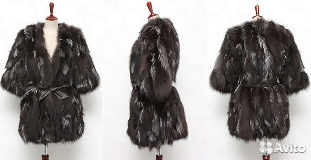 Шубка чернобурка