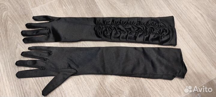Перчатки женские длинные вечерние