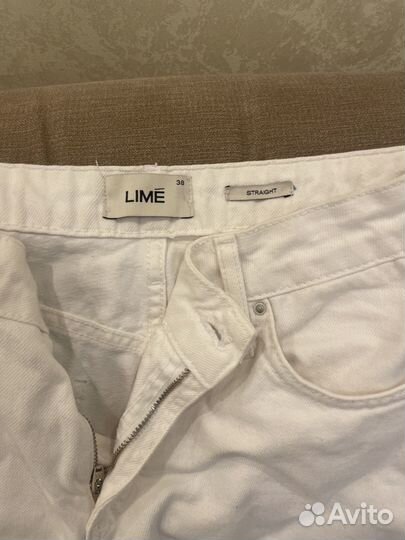 Джинсы lime белые