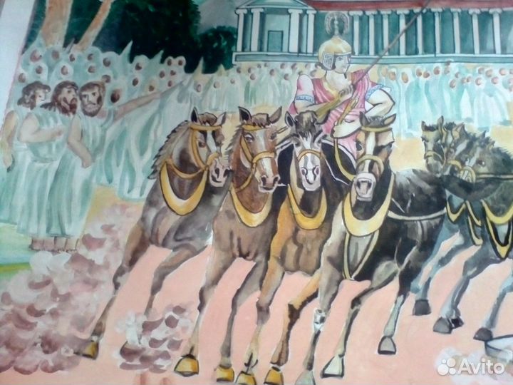 Рисунок акварель