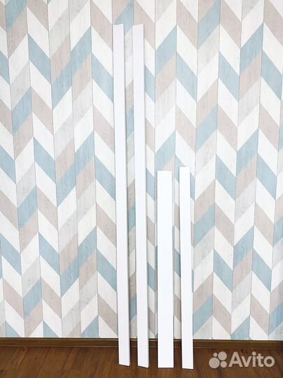 Наличник телескопический, добор белый цвет