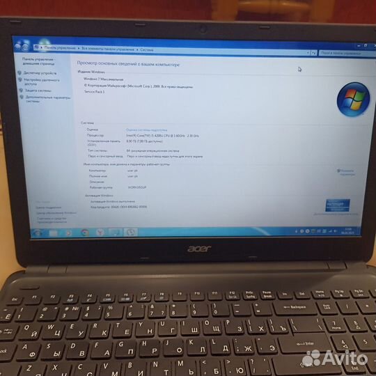Ноутбук acer
