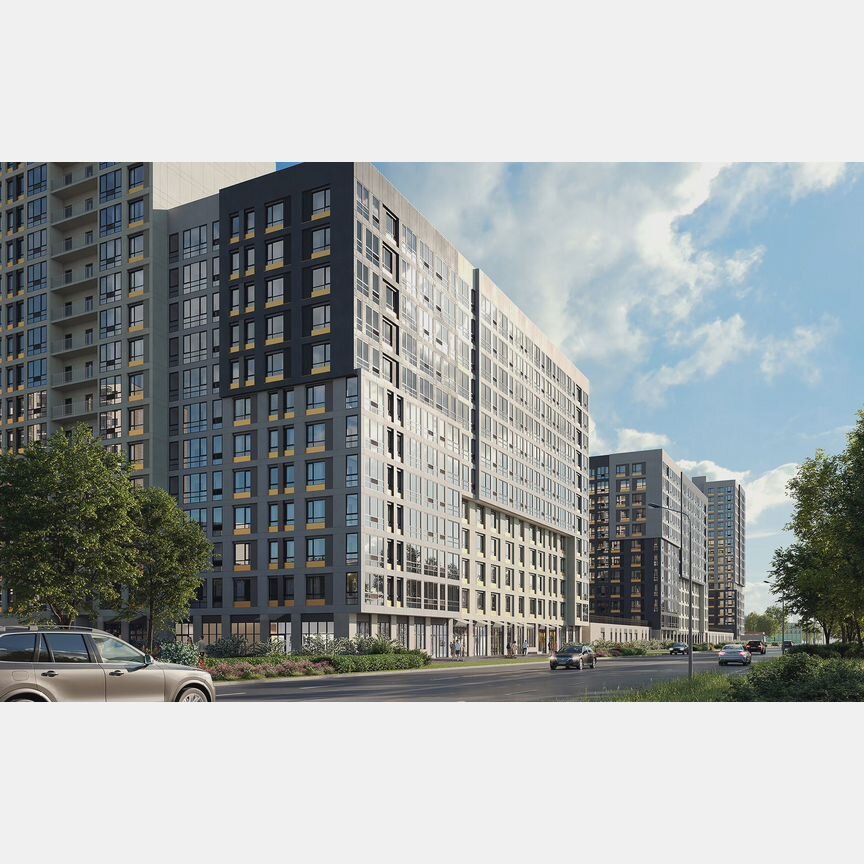 3-к. квартира, 83,4 м², 8/16 эт.