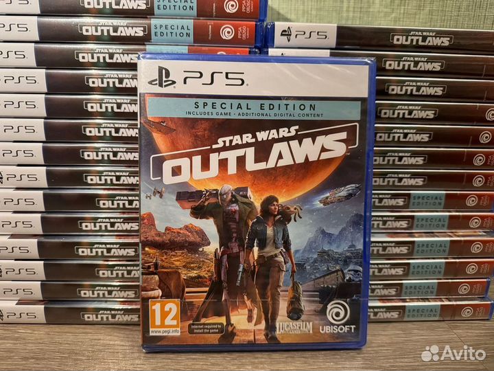 Star Wars Outlaws ps5 диск новый в наличии