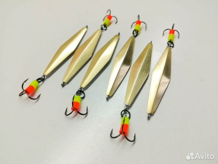 Зимние блесны на окуня ручной работы. Набор 6шт